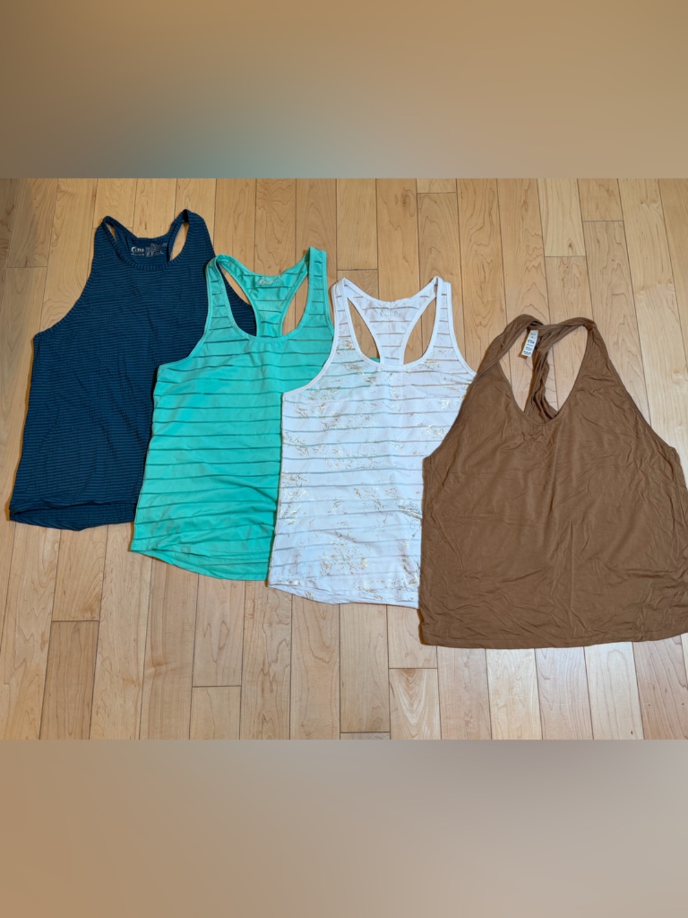 Zyia Women’s Set of 4 Racerback Tank Tops